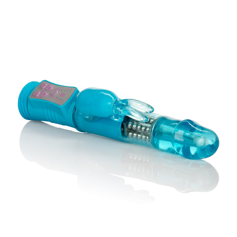CalExotics Jack Rabbit Vibrator Blue With Rotating Beads VIBRATORS-RABBIT