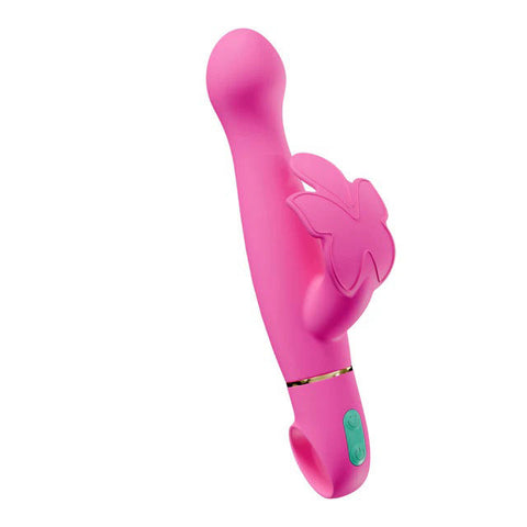 Aria Naughty Af 2.0 Rechargeable Dual Stimulator Vibe Plum VIBRATORS-RABBIT