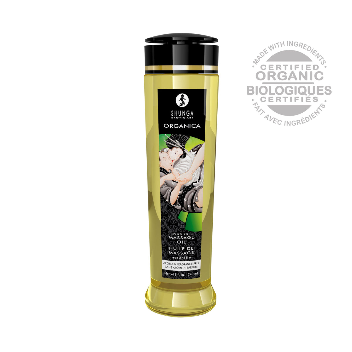 Organica Naturelle Organic Massage Oil 8 Fl Oz Natural Bliss Default Title > Essentials > Massage Oil
