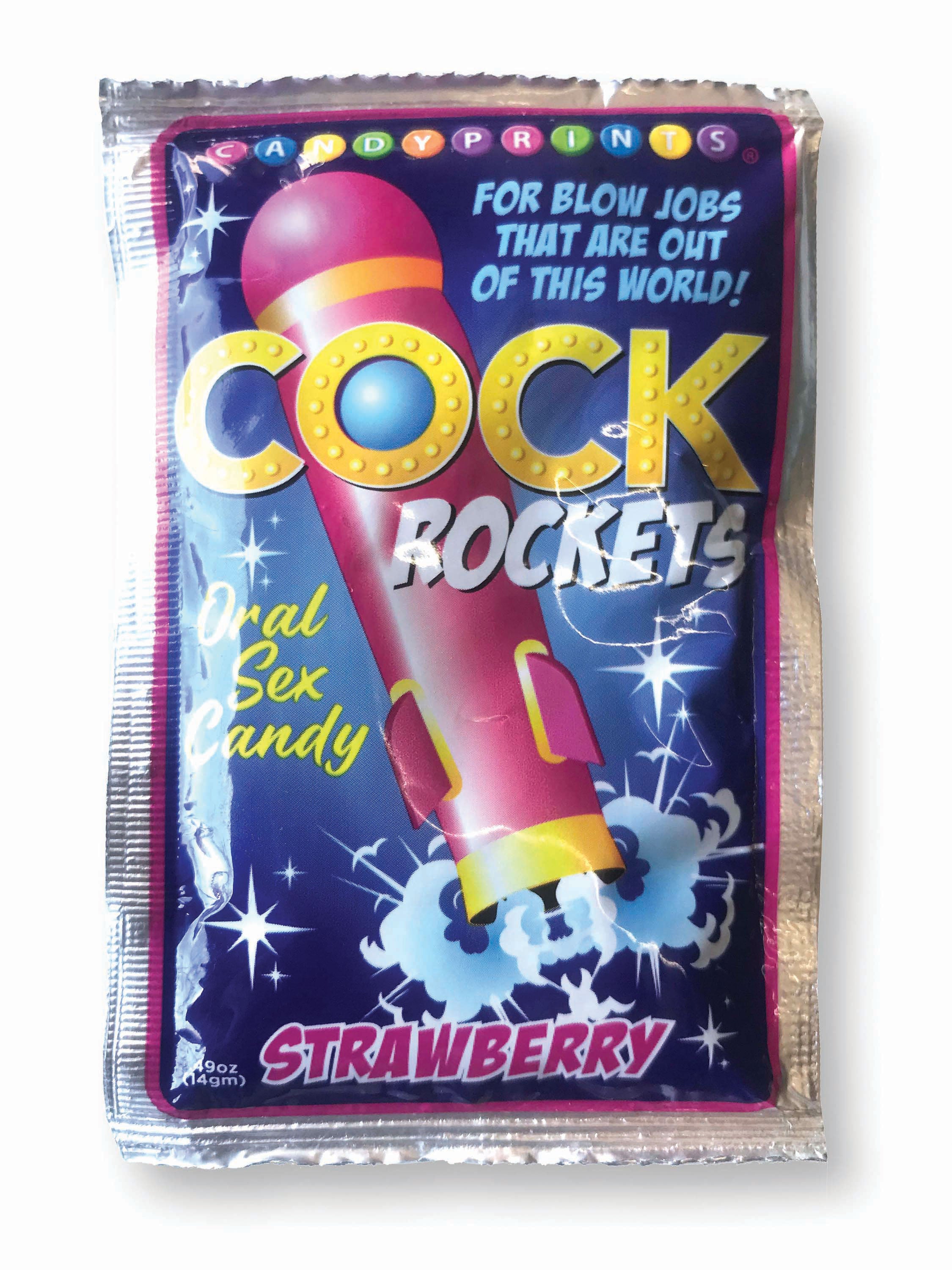 Cock Rockets Strawberry – Flavored Edible Oral Sex Candy Default Title > Relaxation Zone > Edible Treats