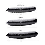 Large Inflatable Dildo 11 Inch Black Bulb Quick Release > Anal Range > Tunnel and Stretchers