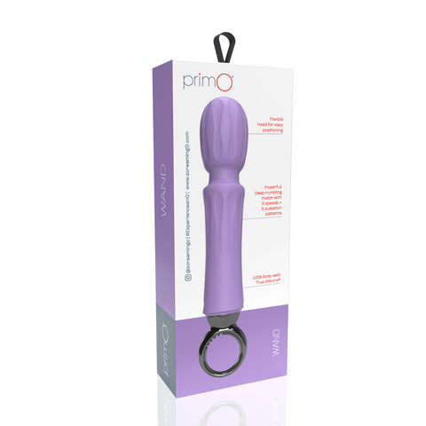 Primo Wand Rechargeable Vibe by Screaming O in Kiwi Color Vibrators