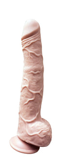 Skinsations Cockasaurus 11 Inch – Realistic Ultra Soft Dildo Beige > Dildos > Large Dildos