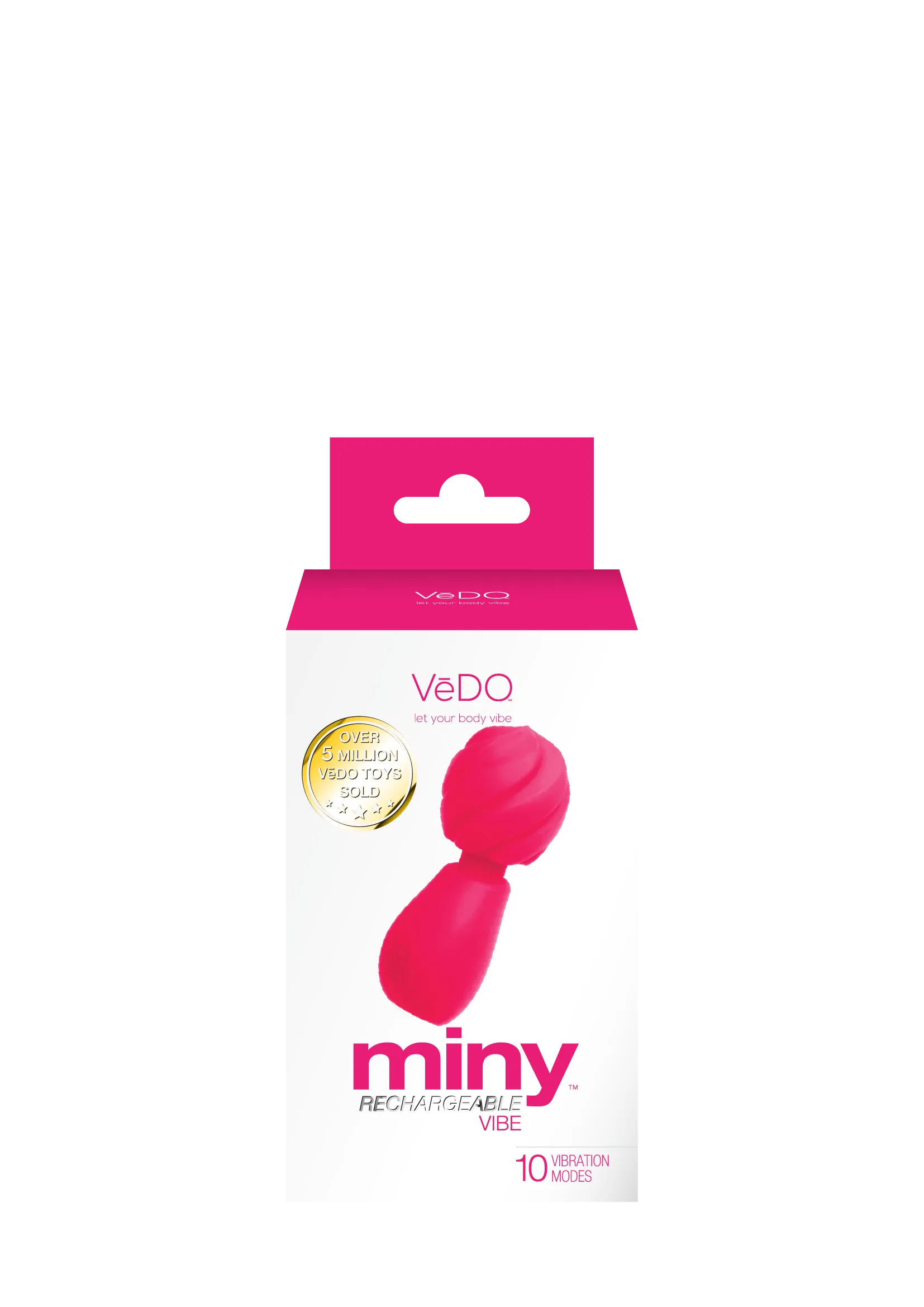 Miny – Rechargeable Compact Wand Vibrator With 10 Speeds