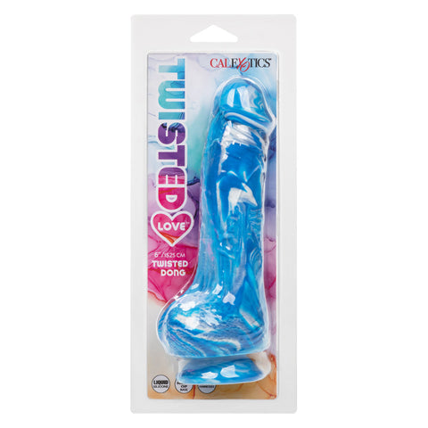 Twisted Love Blue Dong Adult Intimacy Toy with Smooth Design Blue DONGS