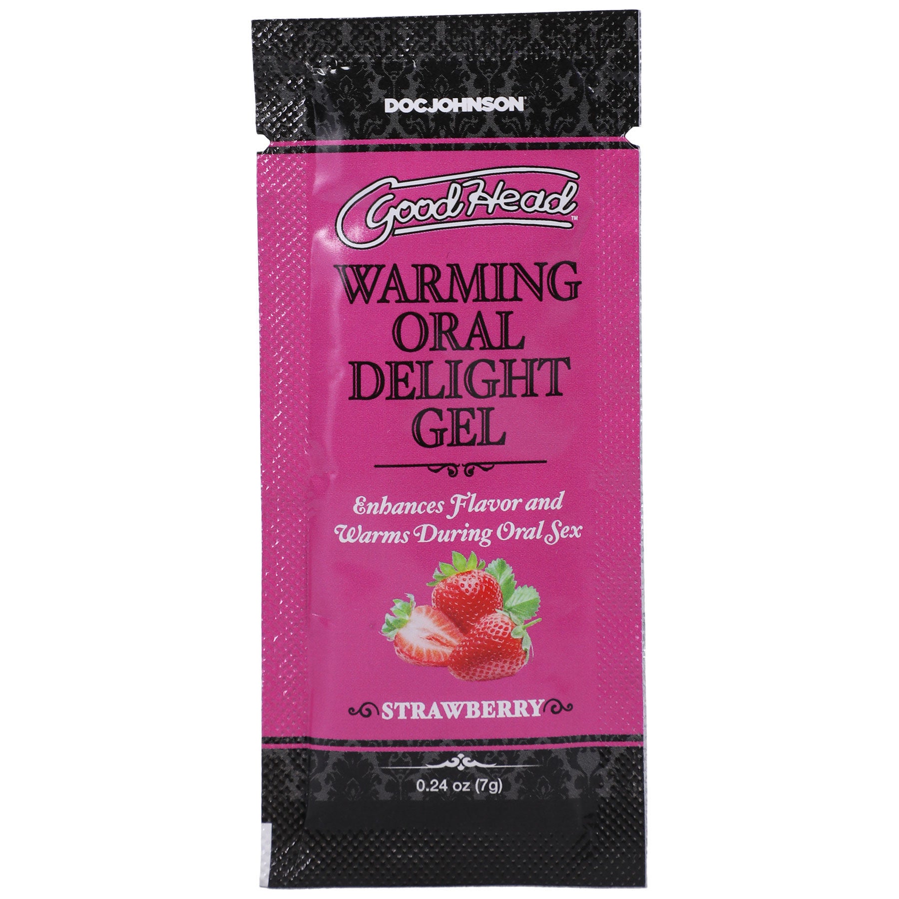 GoodHead Strawberry Warming Oral Delight Gel Single Use Default Title Oral Gels & Sprays