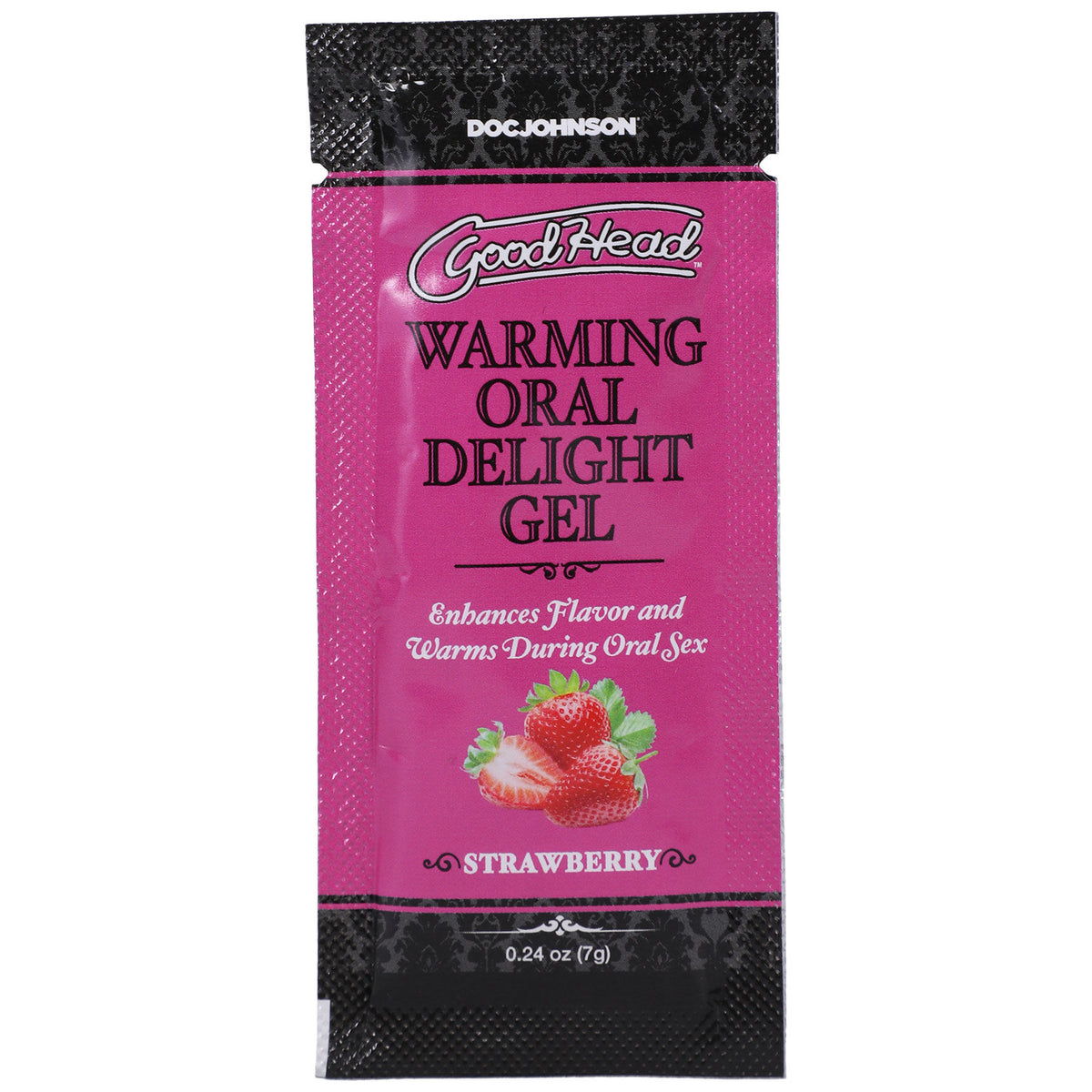 GoodHead Strawberry Warming Oral Delight Gel Single Use Default Title Oral Gels & Sprays