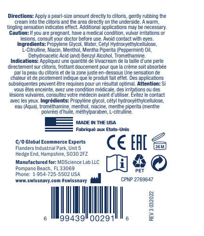 Viva Cream Intimate Clitoral Stimulating Gel 2oz 59ml > Essentials > Womens Enhancers