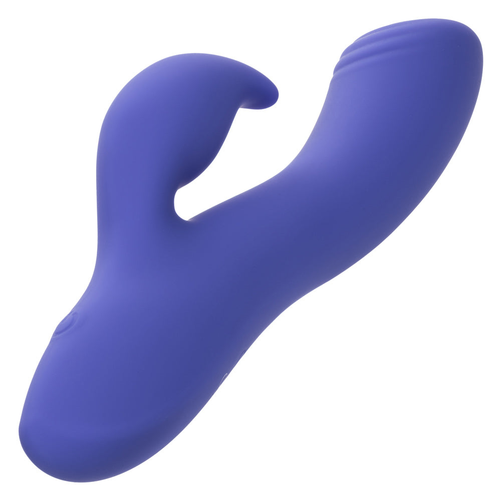 CalExotics Connect Dual Stimulator 7 Inch Purple | Waterproof App Control > Vibrators > Ladies > Rabbit