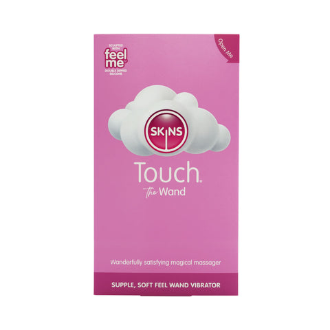 Skins Touch The Wand 165mm Silicone Pleasure Toy Pink Electric Massager