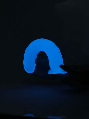 Glow In The Dark Periwinkle Dildo 8.5 Inch – Body Safe Flexible Dildo > Dildos > Realistic Dildos