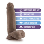 Blush Novelties Au Naturel Sensa Feel (Chocolate) – 7 Inch Dildo > Dildos > Realistic Dildos