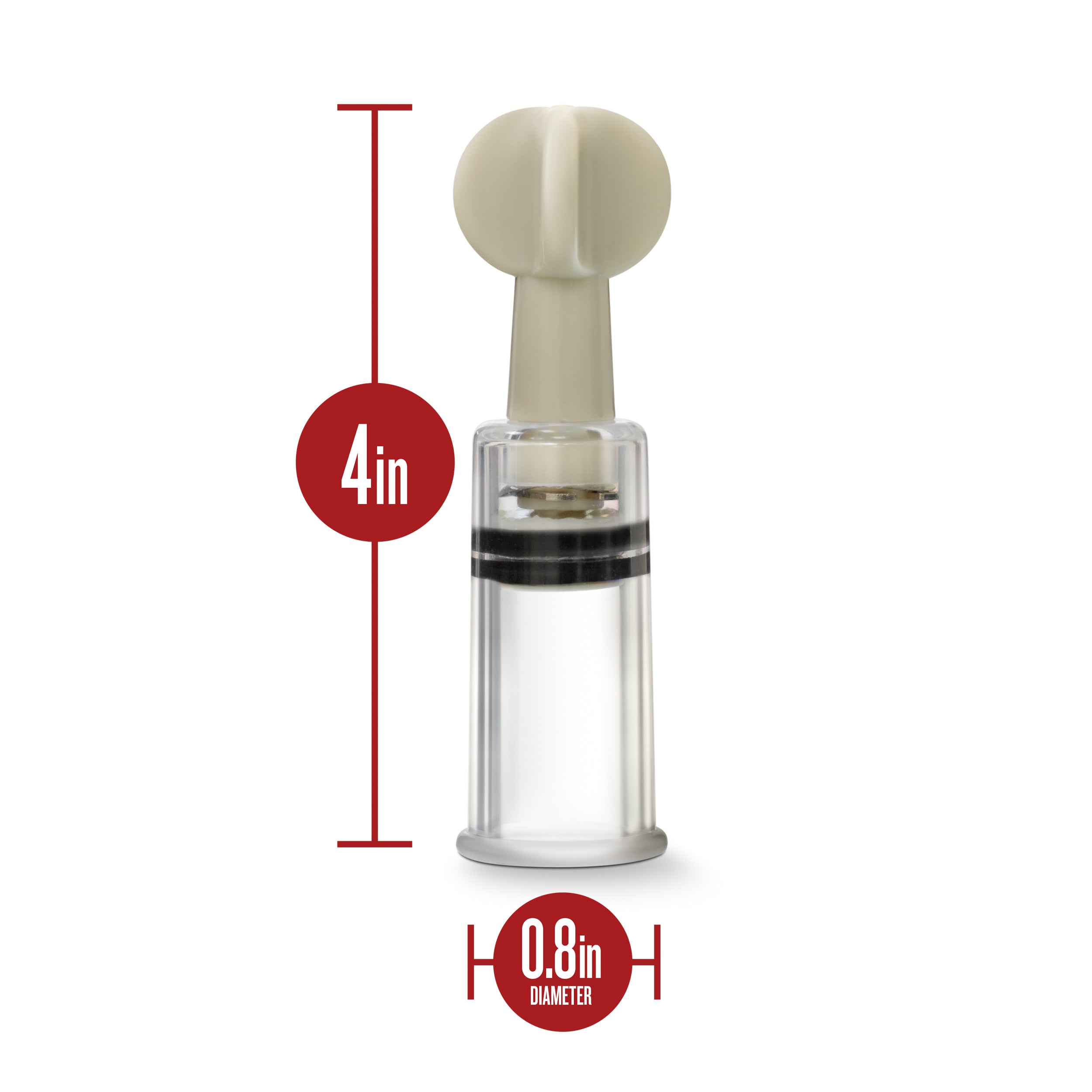 Temptasia Nipple and Clit Twist Suckers 3 Piece Set for Enhanced Sensitivity PUMPS