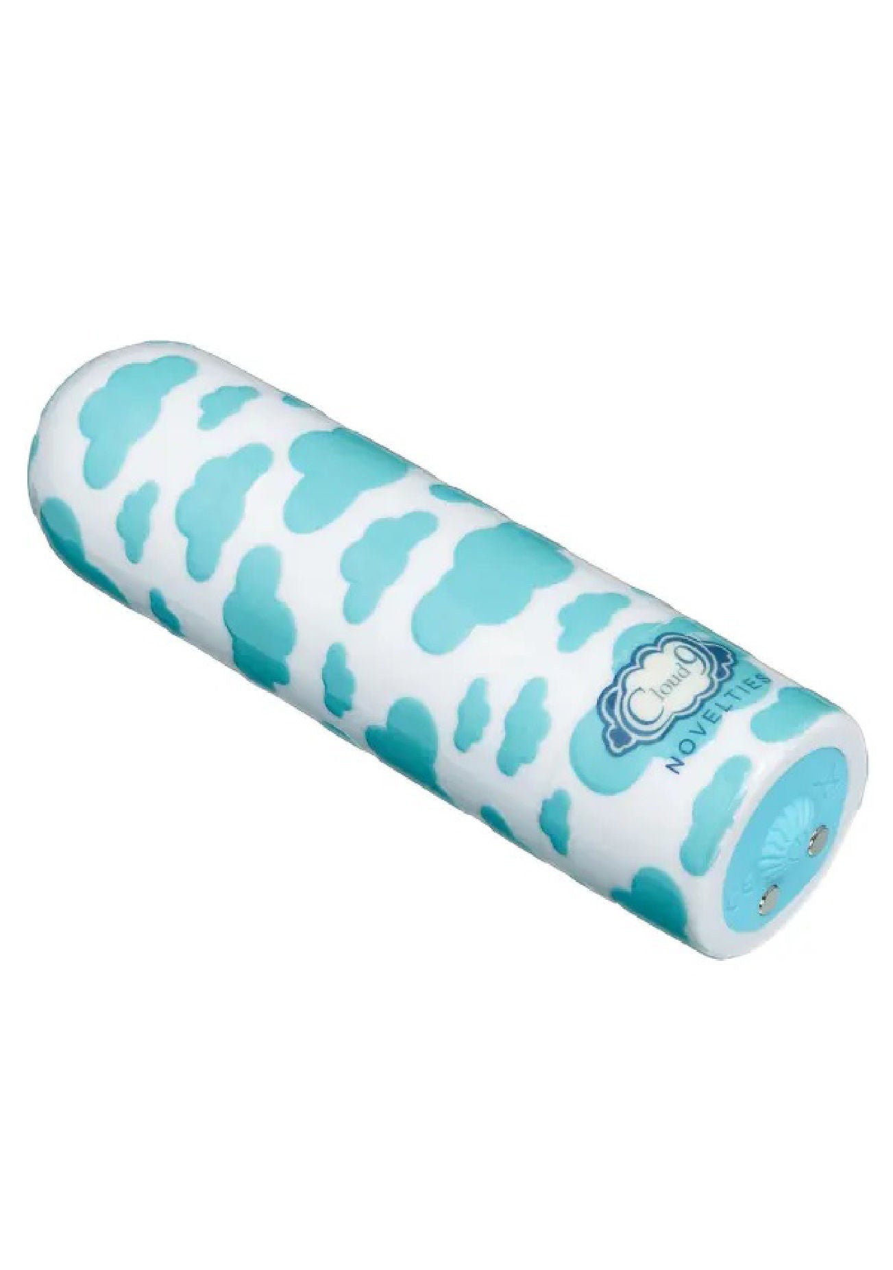 420 Stubby Vibe Cloud White Blue Rechargeable Bullet Vibrator BULLETS