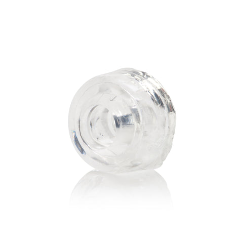 CalExotics Optimum Series Universal Pump Sleeve Clear 1.5 Inch by 3 Inch Flexible TPR Donut Cushion PUMPS