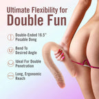 Dr Skin Plus 16.5 Inch Posable Double Dong 42 Centimeter Dual Ended Dildo > Dildos > Double Dildos