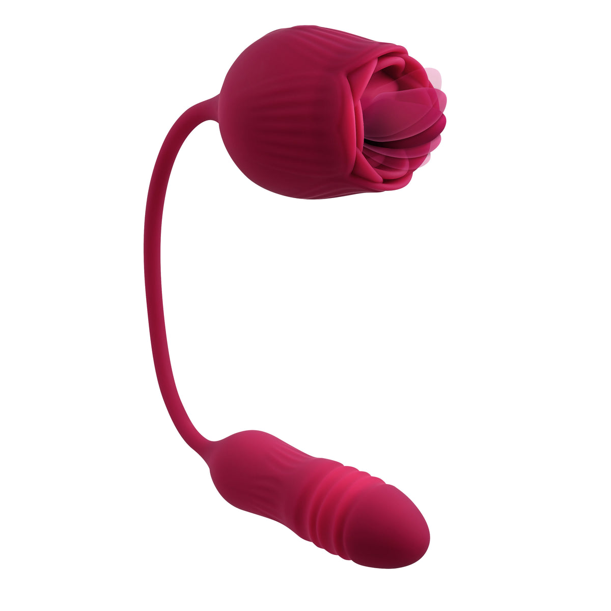Wild Rose Flexible Dual-Ended Vibrator with 10 Speeds > Sex Toys For Ladies > Rose Stimulators