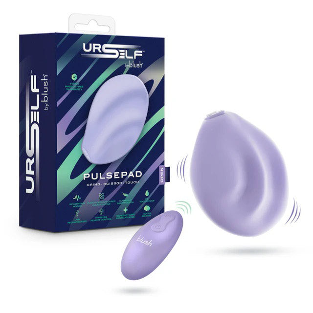 Urself PulsePad (Lavender) – Double-Sided Silicone Vibrator Purple > Sex Toys For Ladies > Clitoral Vibrators and Stimulators