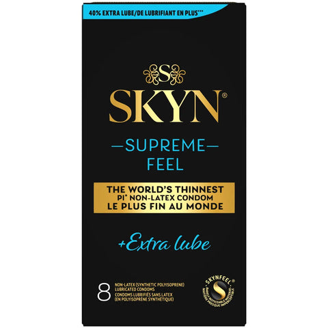 Skyn Supreme Feel Extra Lube Condoms 8pk Default Title > Essentials > Condoms