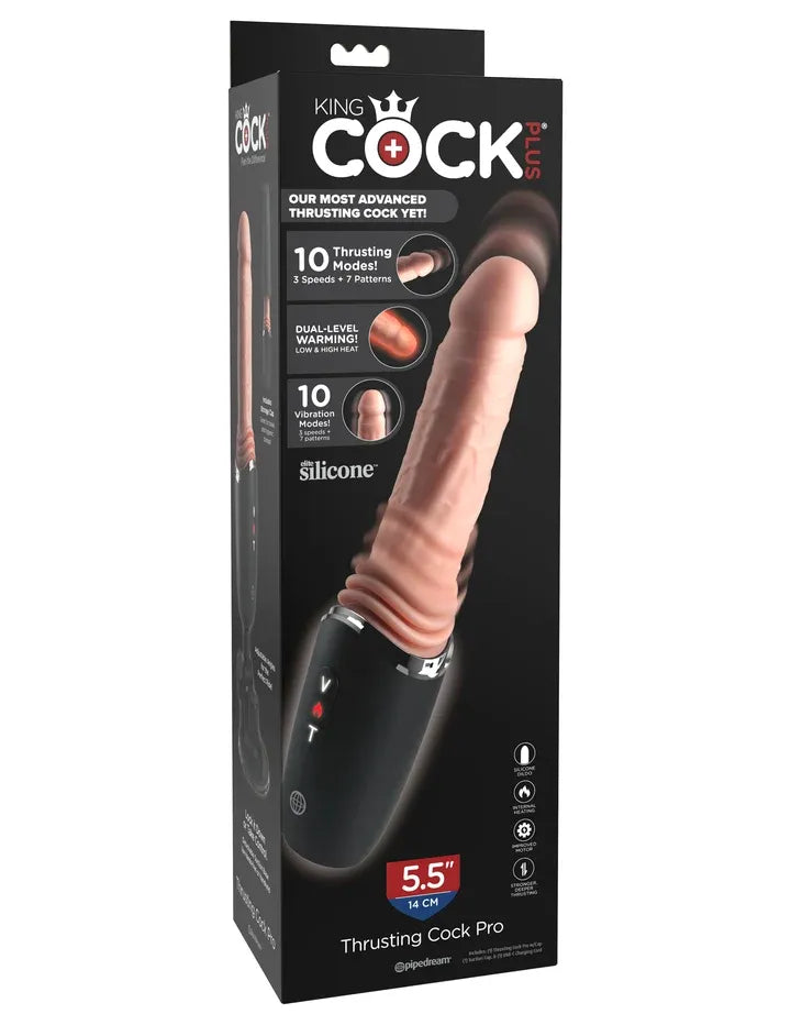 King Cock Plus Pro – 10 Mode Heated Thrusting Vibrator Secondary image