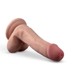 Dr Skin Plus 6 Inch Posable Realistic Dildo with Balls Vanilla > Dildos > Realistic Dildos