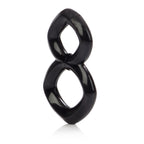 Crazy 8 Black Stretchy Dual Support Ring > Cock Ring > Sets