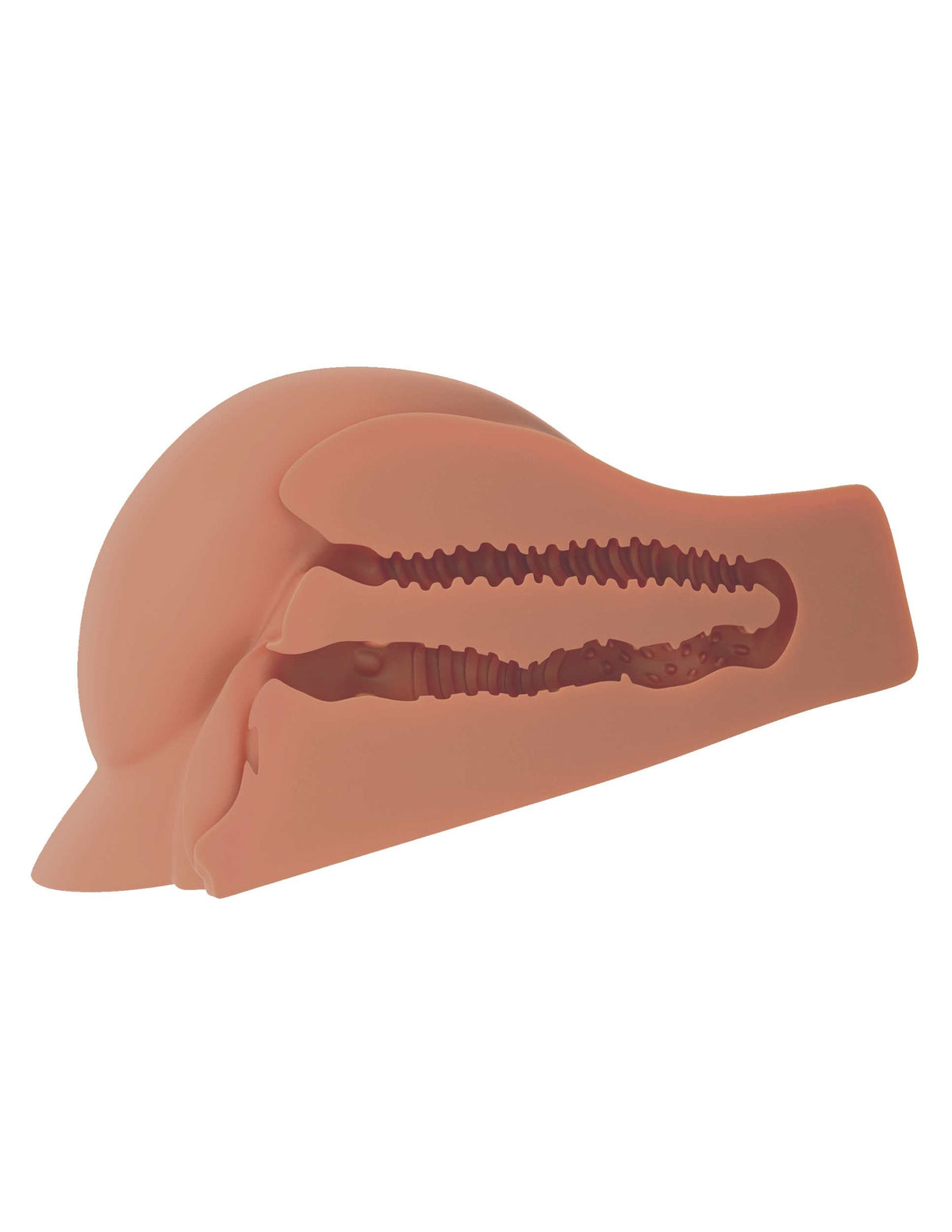 PDX Plus Perfect Ass Masturbator (Caramel Skin Tone) – Soft Textured Masturbator Tan > Sex Toys For Men > Assbators