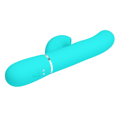 Perdita Twinkled Tenderness Rechargeable Clitoral Vibrator Turquoise VIBRATORS-RABBIT