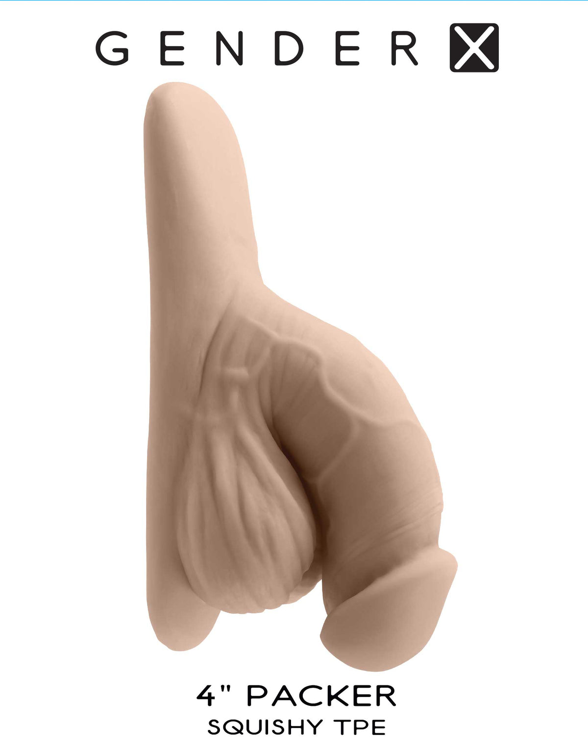 Realistic 4 Inch Packer (Light) – Waterproof Flexible Penis Packer > Gender > Packers