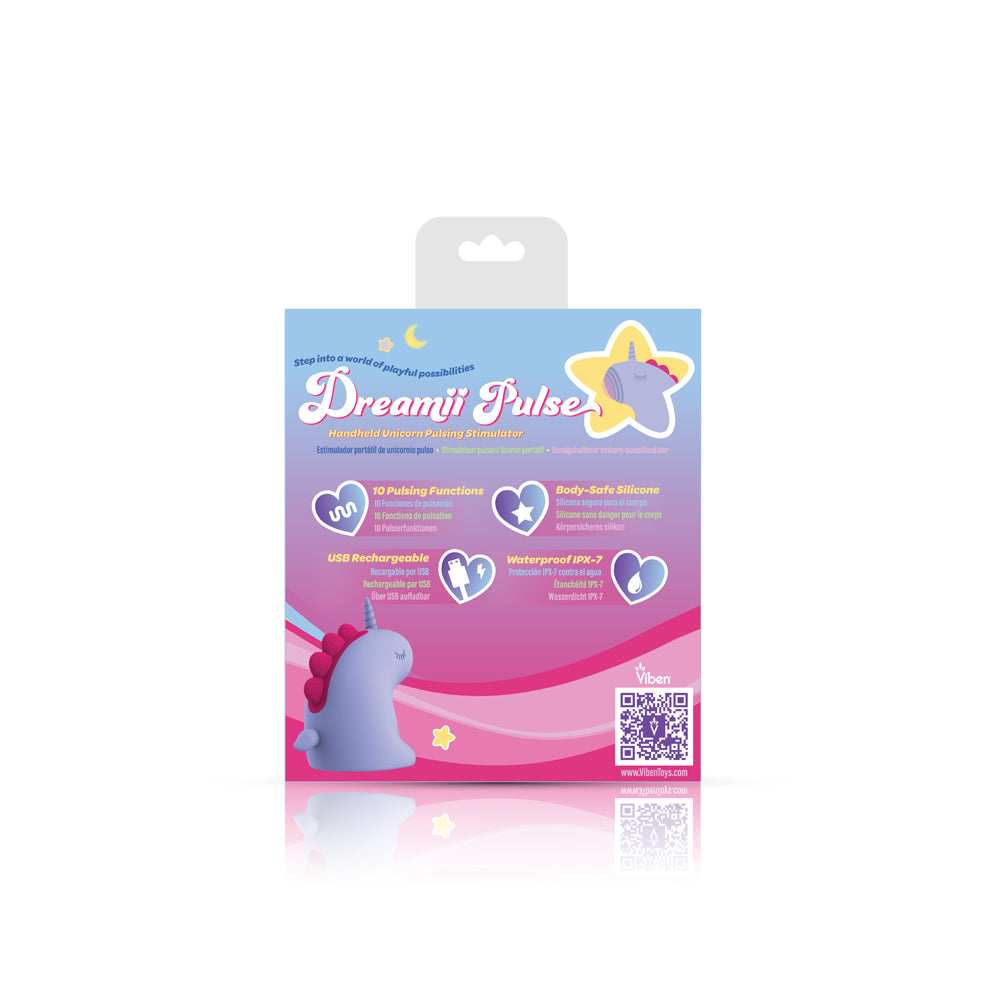 Dreamii Pulse Pulsing Unicorn Clitoral Stimulator in Purple > Sex Toys For Ladies > Clitoral Vibrators and Stimulators