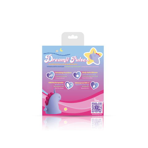 Dreamii Pulse Pulsing Unicorn Clitoral Stimulator in Purple > Sex Toys For Ladies > Clitoral Vibrators and Stimulators