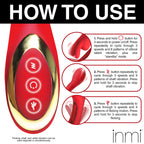 Silicone Rabbit Vibrator Red Clitoral Stimulator > Vibrators > Ladies > Rabbit Multi