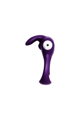 Thunder Bunny Rechargeable Dual Ring Black Pearl Adult Toy Cock Rings Vibrating