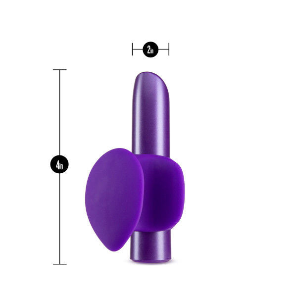 Blush Noje B6 Iris Rechargeable Silicone Vibrator for Women Purple BULLETS