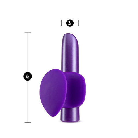 Blush Noje B6 Iris Rechargeable Silicone Vibrator for Women Purple BULLETS