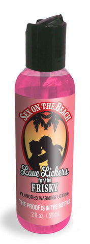Love Lickers Fuzzy Navel Edible Warming Massage Oil 1.76 oz Red Massage Oil