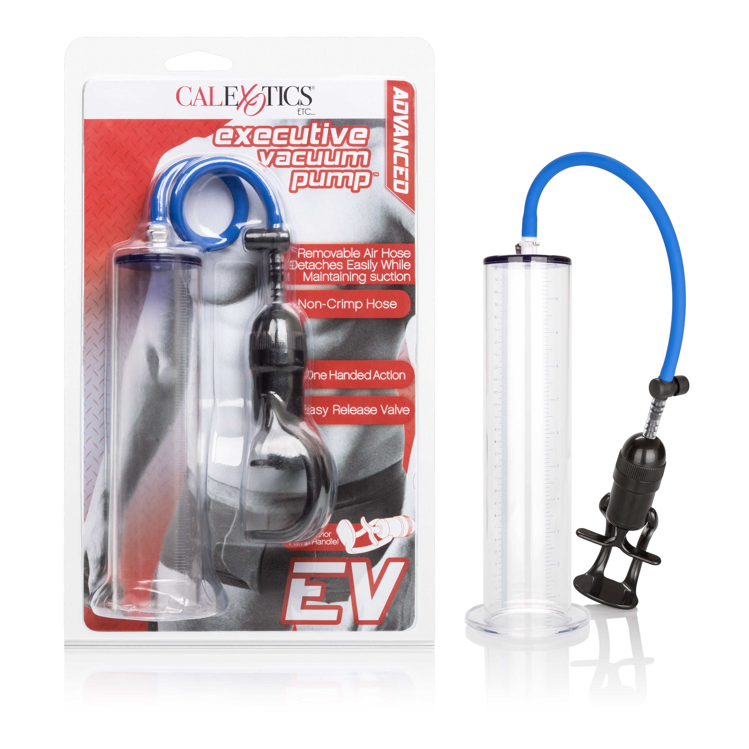 Advanced Executive Clear Vacuum Pump – 9" Clear Penis Pump > Pumps > Penis Pumps