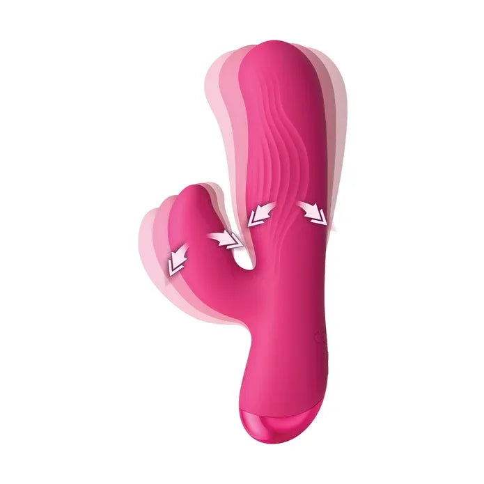 Bg Ribbed Silicone Rabbit Vibrator Secondary image