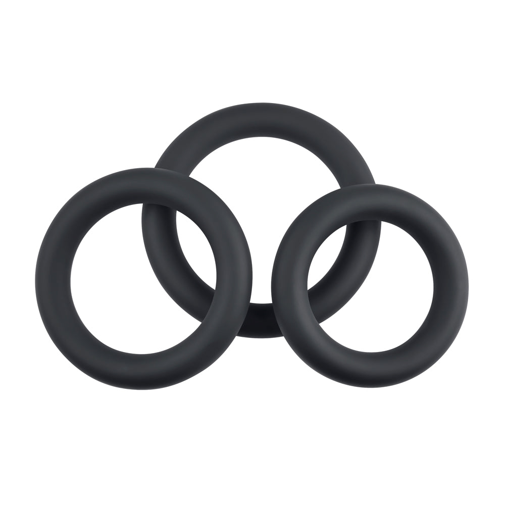 Selopa 3 Ring Circus 3-Piece Silicone Penis Ring Set > Cock Ring > Sets