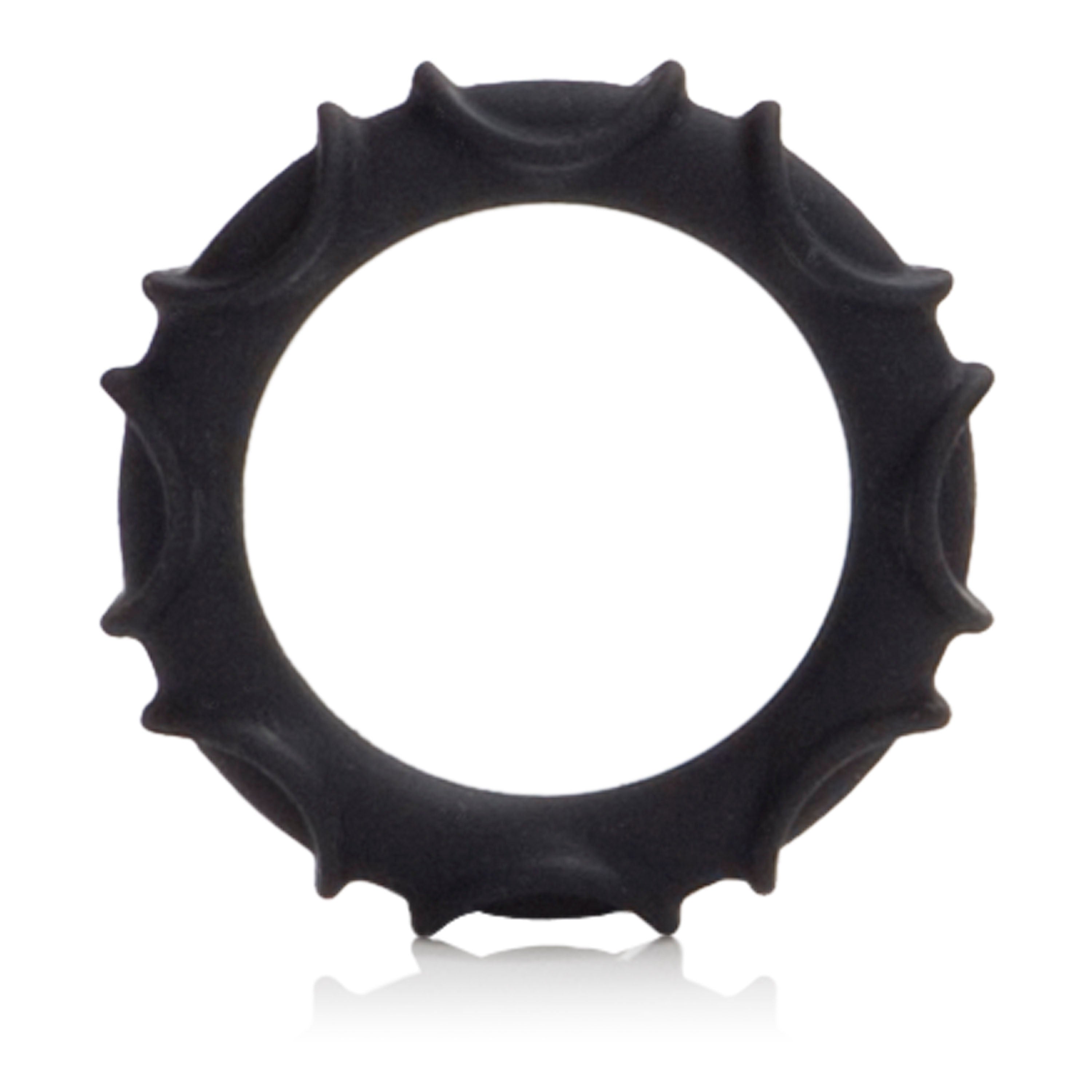 Atlas Black Silicone Cock Ring for Comfort and Stamina COCK RINGS