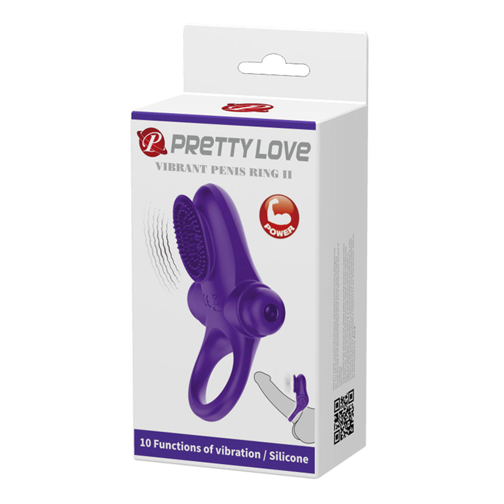 Vibrant Penis Ring II – Silicone Vibrating Penis Ring Purple > Sex Toys > Couples Toys