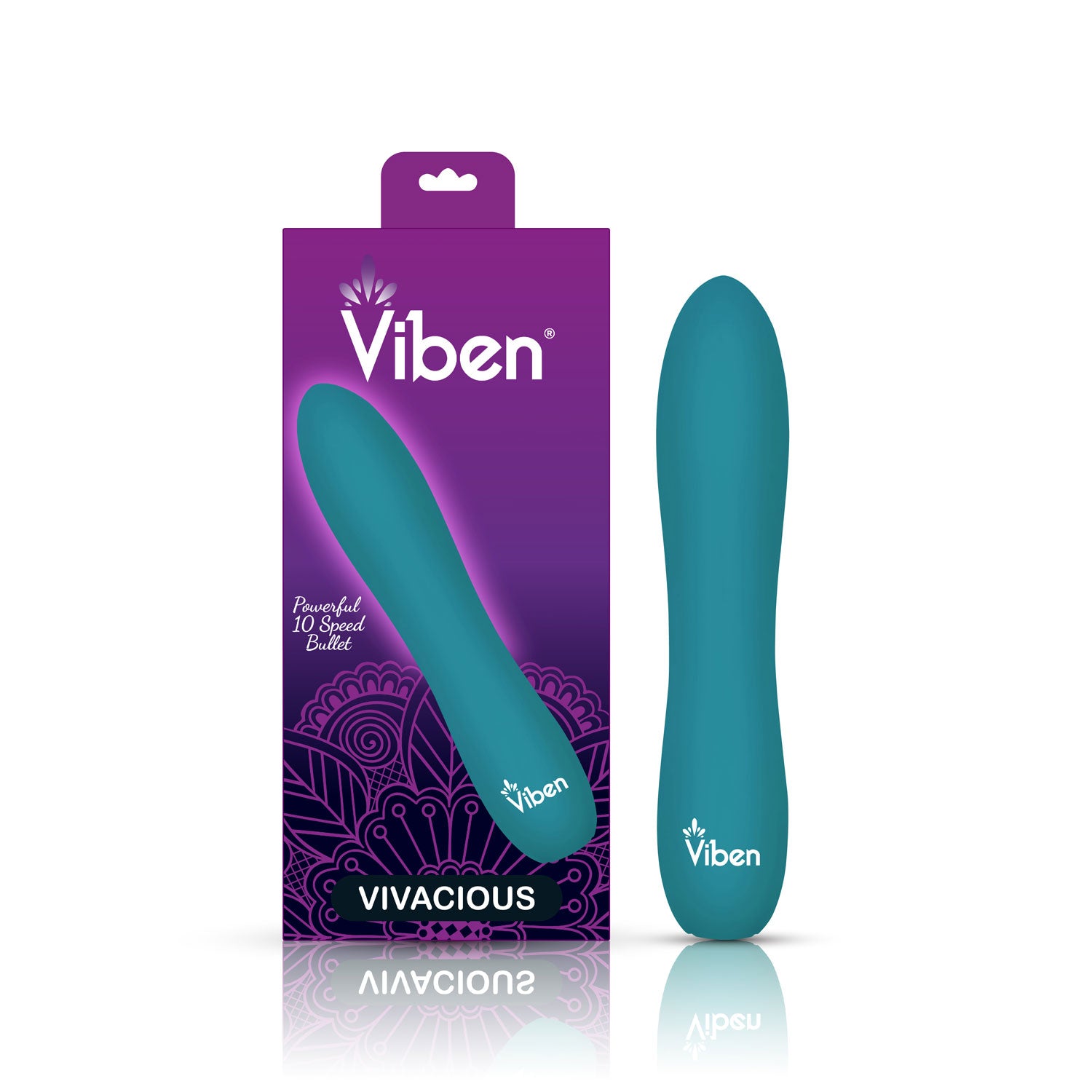 Viben Vivacious Rumble Motor Rechargeable Bullet Ocean BULLETS