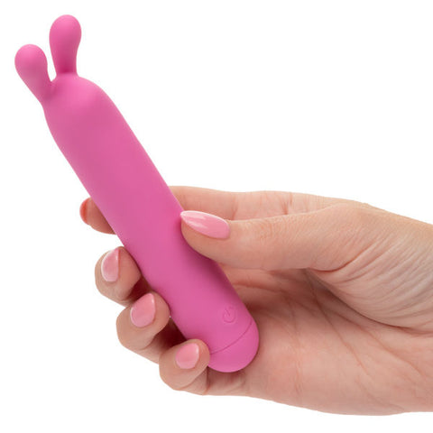 First Time Rechargeable Flicker Pink Clitoral Massager Vibrator STIMULATORS