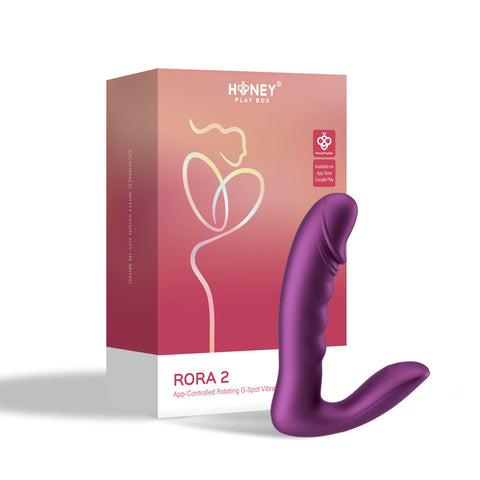 Rora App Controlled G-Spot Vibrator and Clitoral Stimulator Vibrators