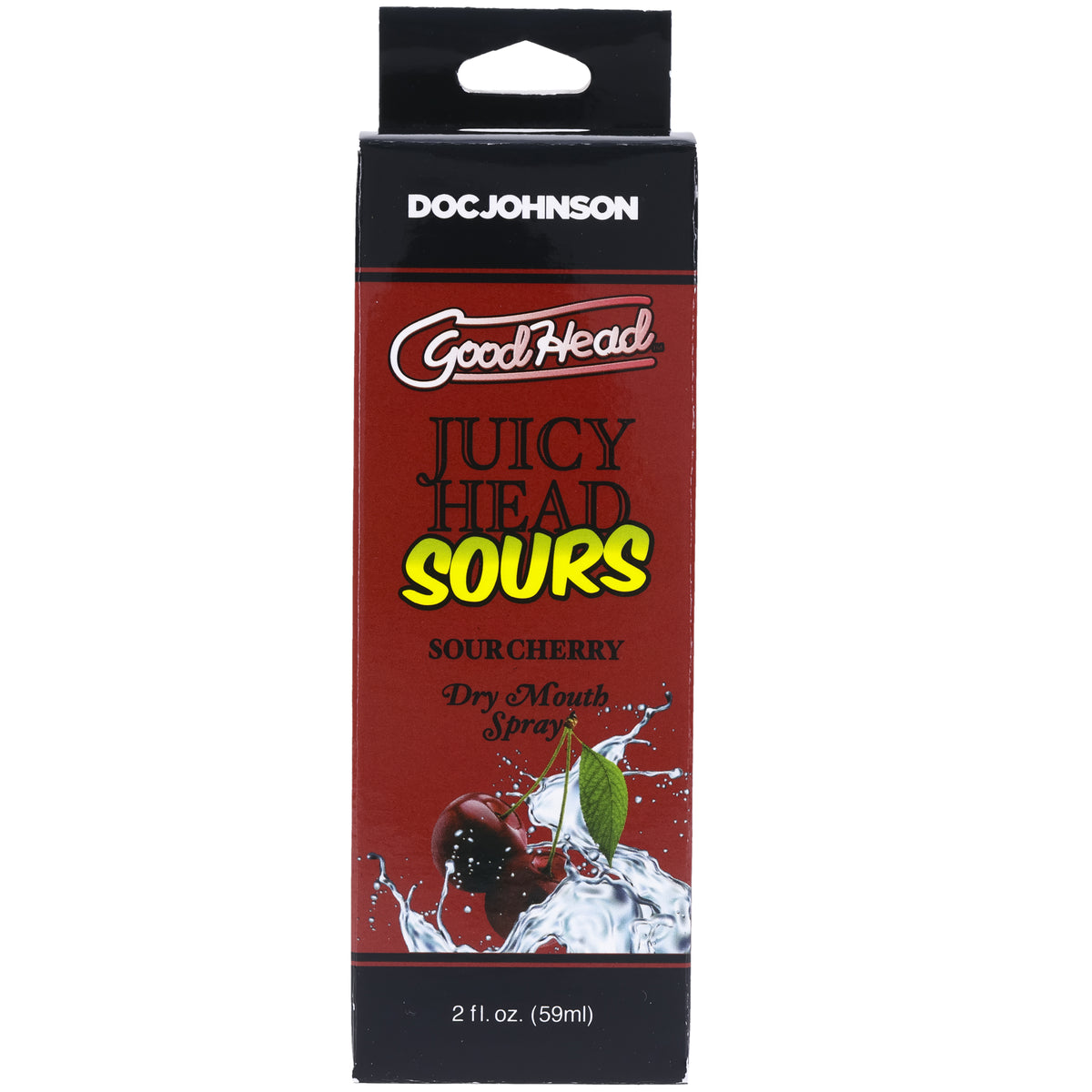 GoodHead Juicy Head Sour Cherry Dry Mouth Spray 2 Oz Default Title > Lube > Oral Gels & Sprays