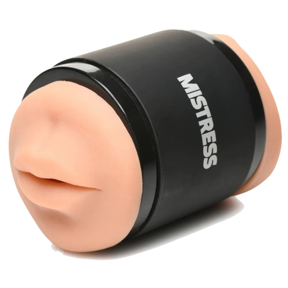 Mistress Double Shot Mini Masturbators Mouth and Pussy Medium Tone Strokers - Manual