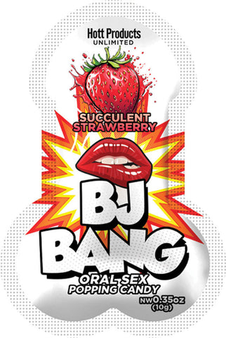 Bj Bang Cherry Oral Sex Popping Candy Edible 10 Gram Pack Oral Gels & Sprays