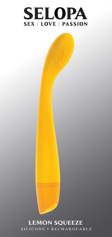 Selopa LEMON SQUEEZE Slim Vibe 18.4cm Waterproof Toy Vibrators - G Spot