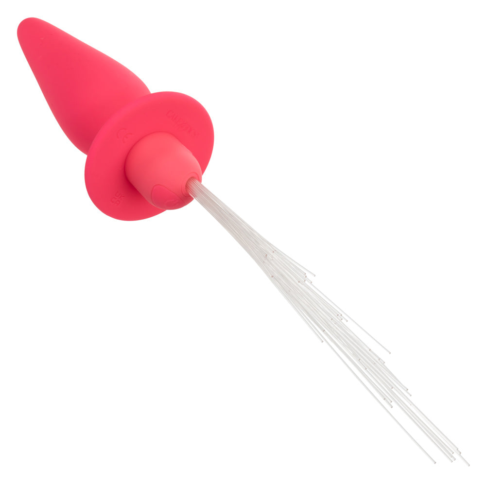 Southern Lights Vibrating Light Up Butt Plug Pink Silicone Rechargable > Anal Range > Vibrating Butt Plugs