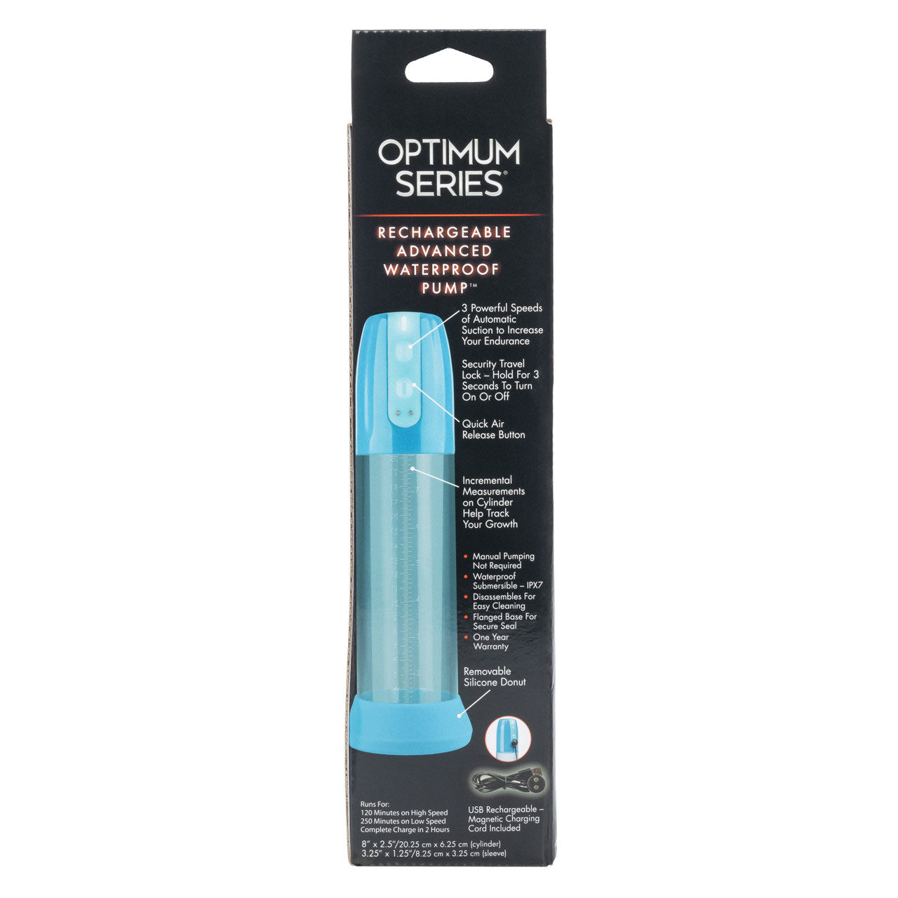 Optimum Series Advanced Waterproof Rechargeable Pump Default Title Masturbation Aids for Males